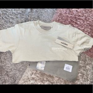 Essentials Fear Of God Women's Wheat T-Shirt